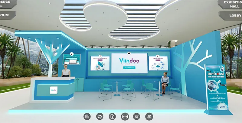 Gian hàng Triển lãm 3D của Viindoo