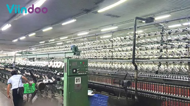 Textile production line at X20 Nam Dinh.