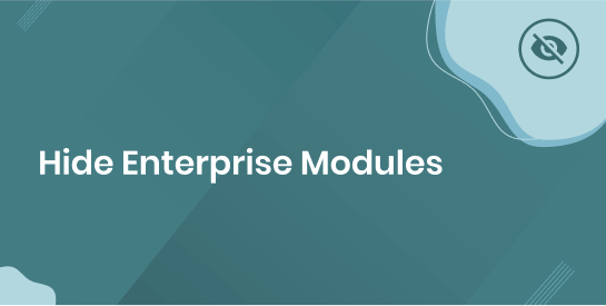 Hide Enterprise Modules