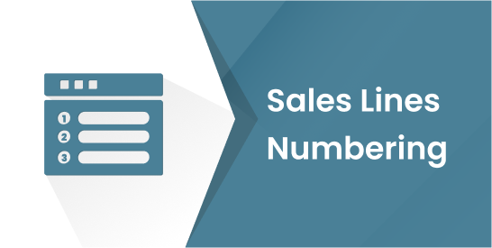 Sales Lines Numbering